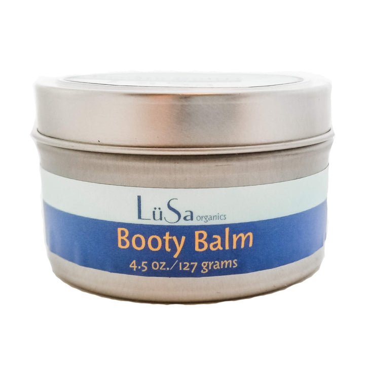 Lusa Organics Booty Balm - All Natural Organic Ingredients Soothe Sore Baby Bottoms Including Diaper Rash, Cuts, Scrapes, Sunburn, and Windburn by Lusa Organics (4.5 oz)