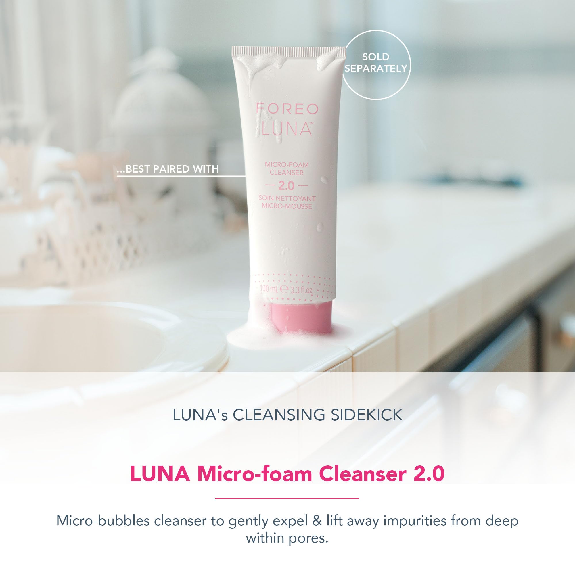 FOREO LUNA Mini 3 Facial Cleansing On The Go - Midnight