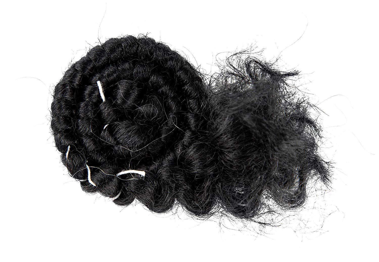 Mehron Makeup Crepe Hair 12-inch Braid (Black)