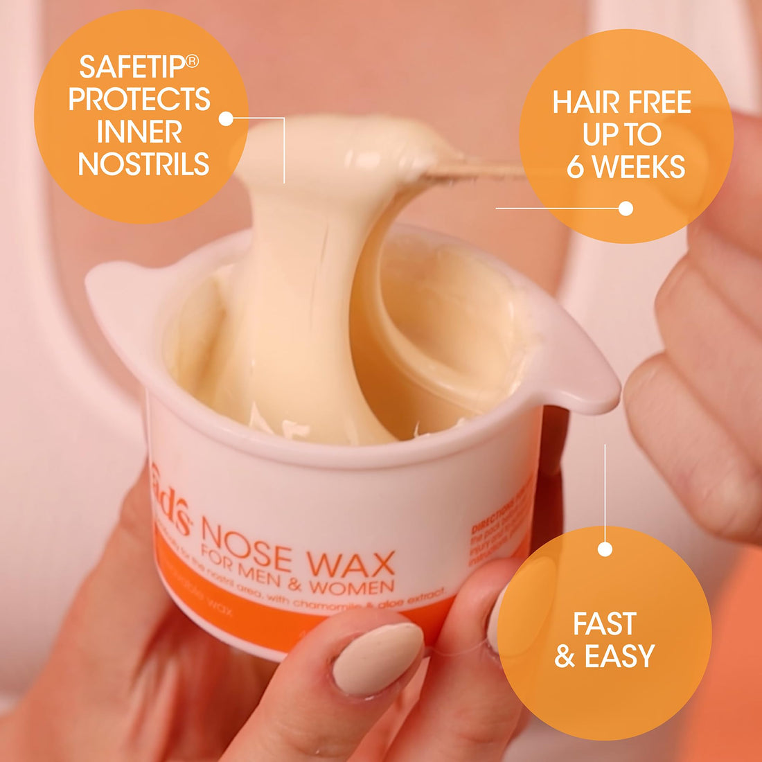 NAD's Unisex Adult Nose Wax, 1.6 Oz, Pack of 1