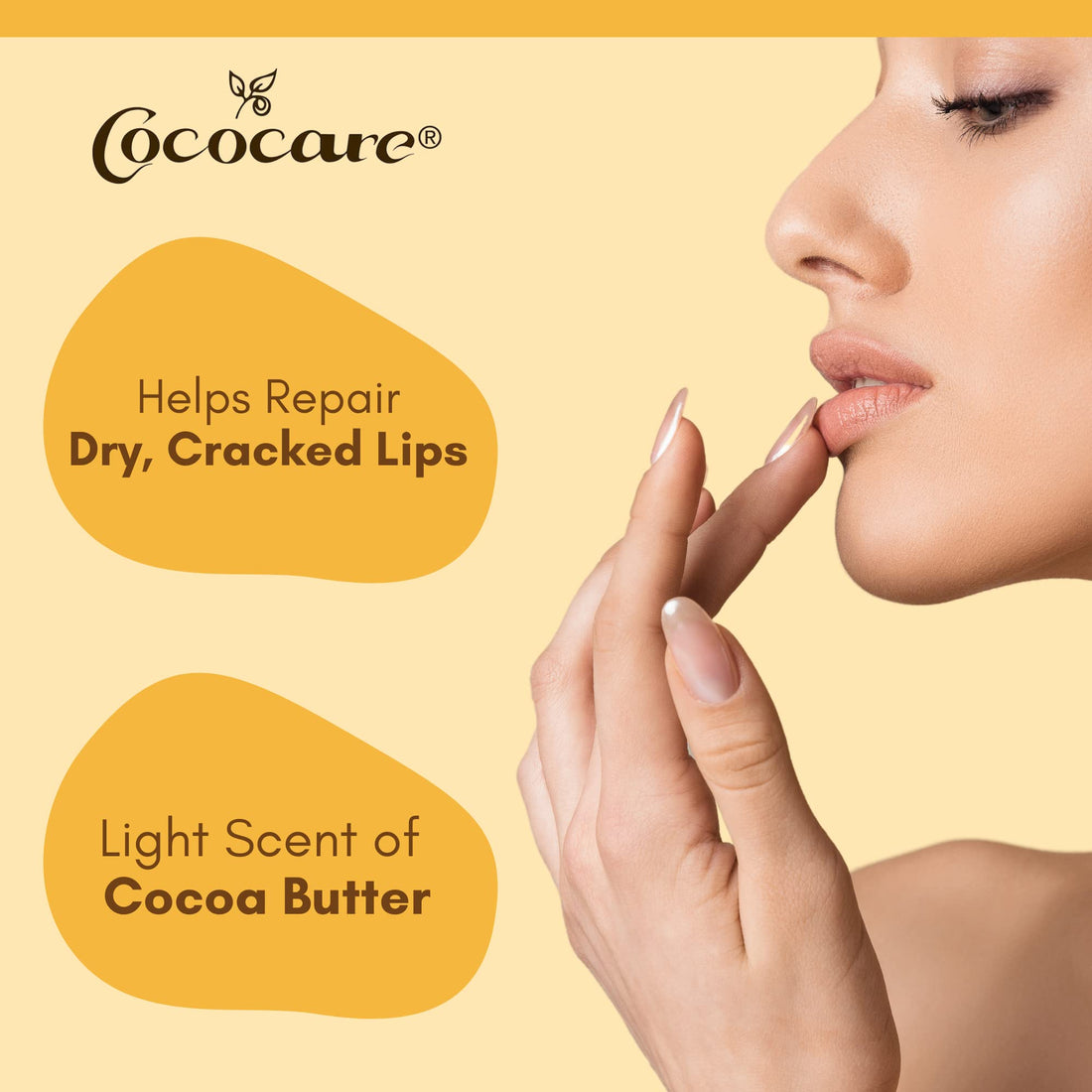 Cococare Cocoa Butter Lip Balm 0.15oz (24 Pieces)