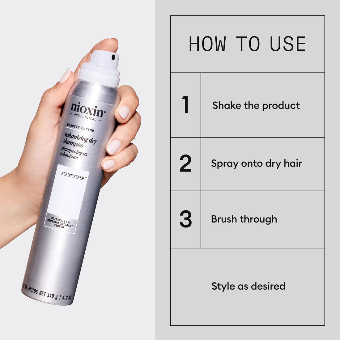 Nioxin Instant Fullness Dry Cleanser, 4.22 oz