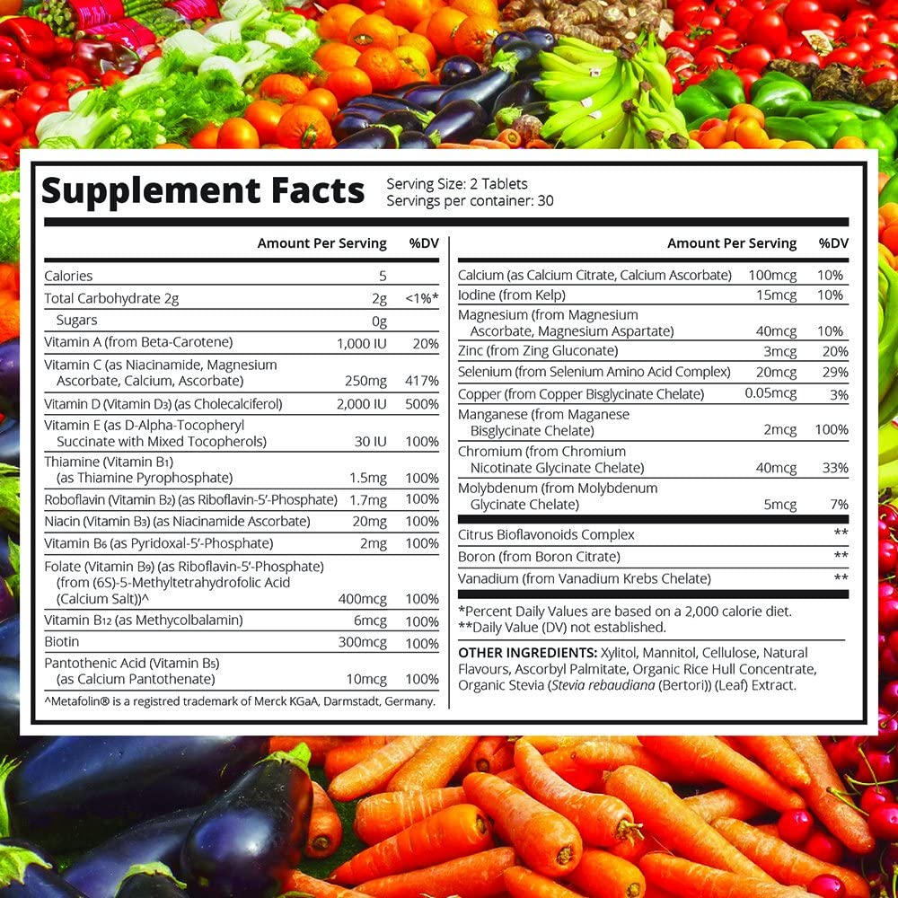 Dr. Mercola Children's Multivitamin Chewables Fruit - 60 Tablets