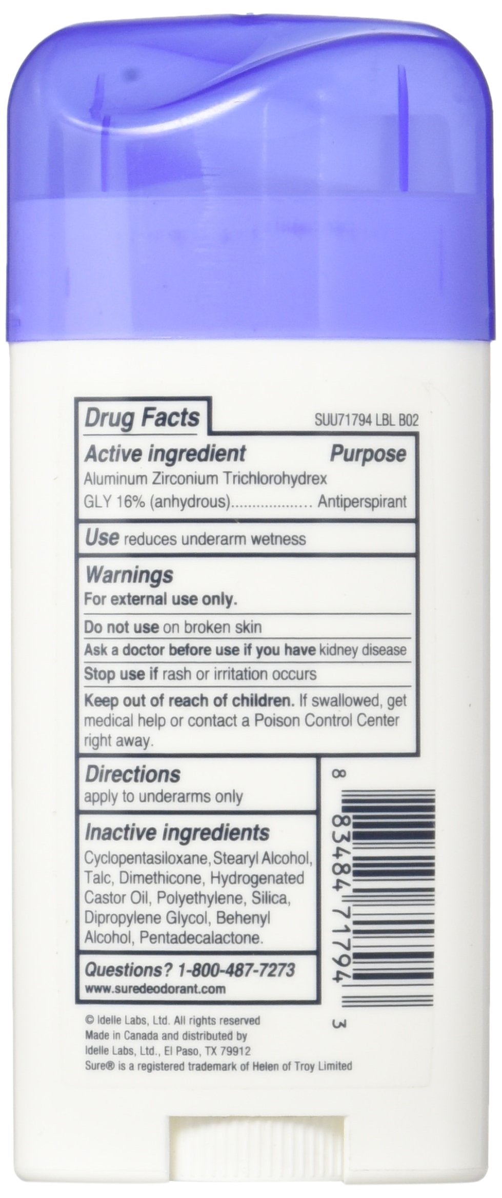 Sure Original Solid Unscented