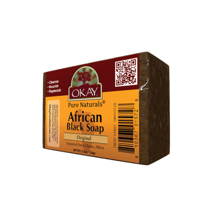 Okay African Soap, Black, 5.5 Ounce