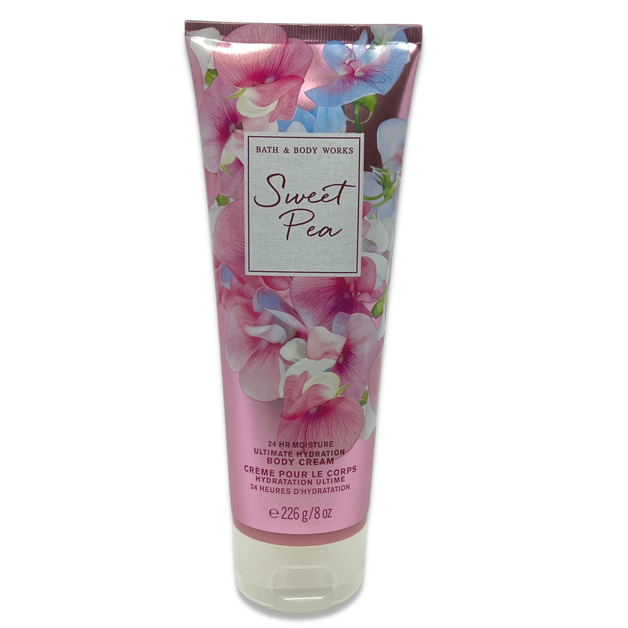 Bath & Body Works Sweet Pea Body Cream - Ultimate Hydration - 8oz each - Pack of 3