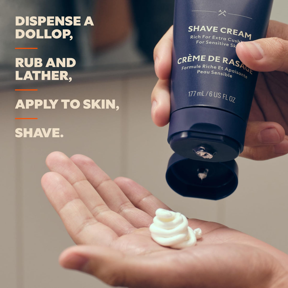 Dollar Shave Club Shave Cream, Blue, 12 Fl Oz, 2 Count