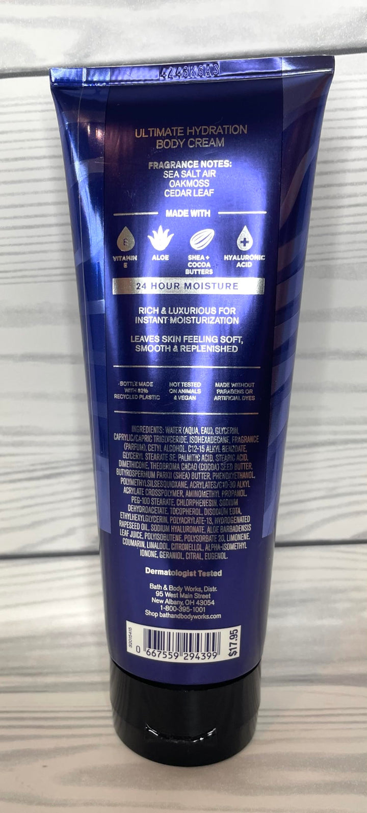 Bath & Body Works Deep Ocean Ultimate Hydration Body Cream 8 Ounces Pack of 2