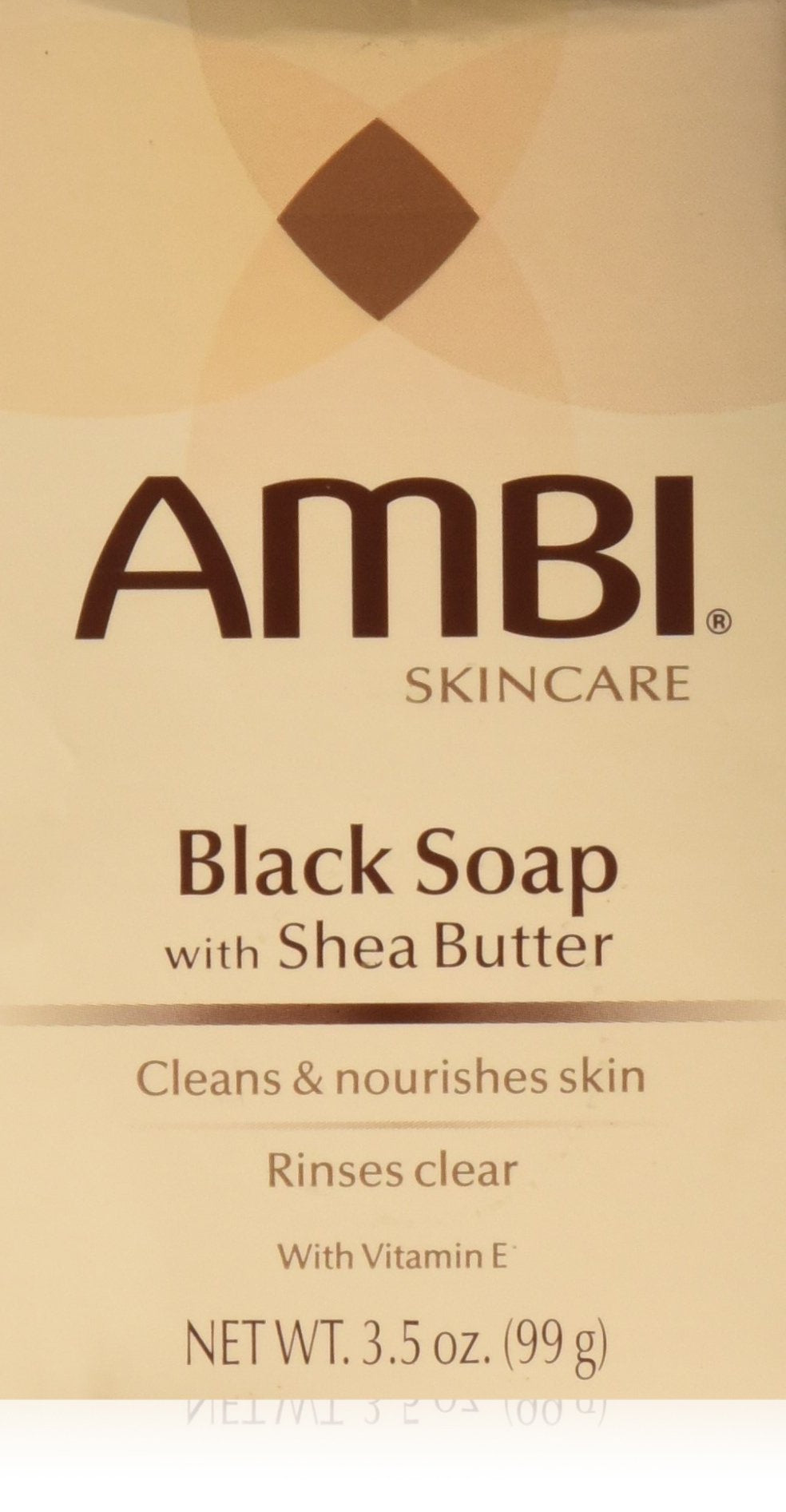 Ambi Black Soap with Shea Butter 3.5 Oz (Pack of 2)