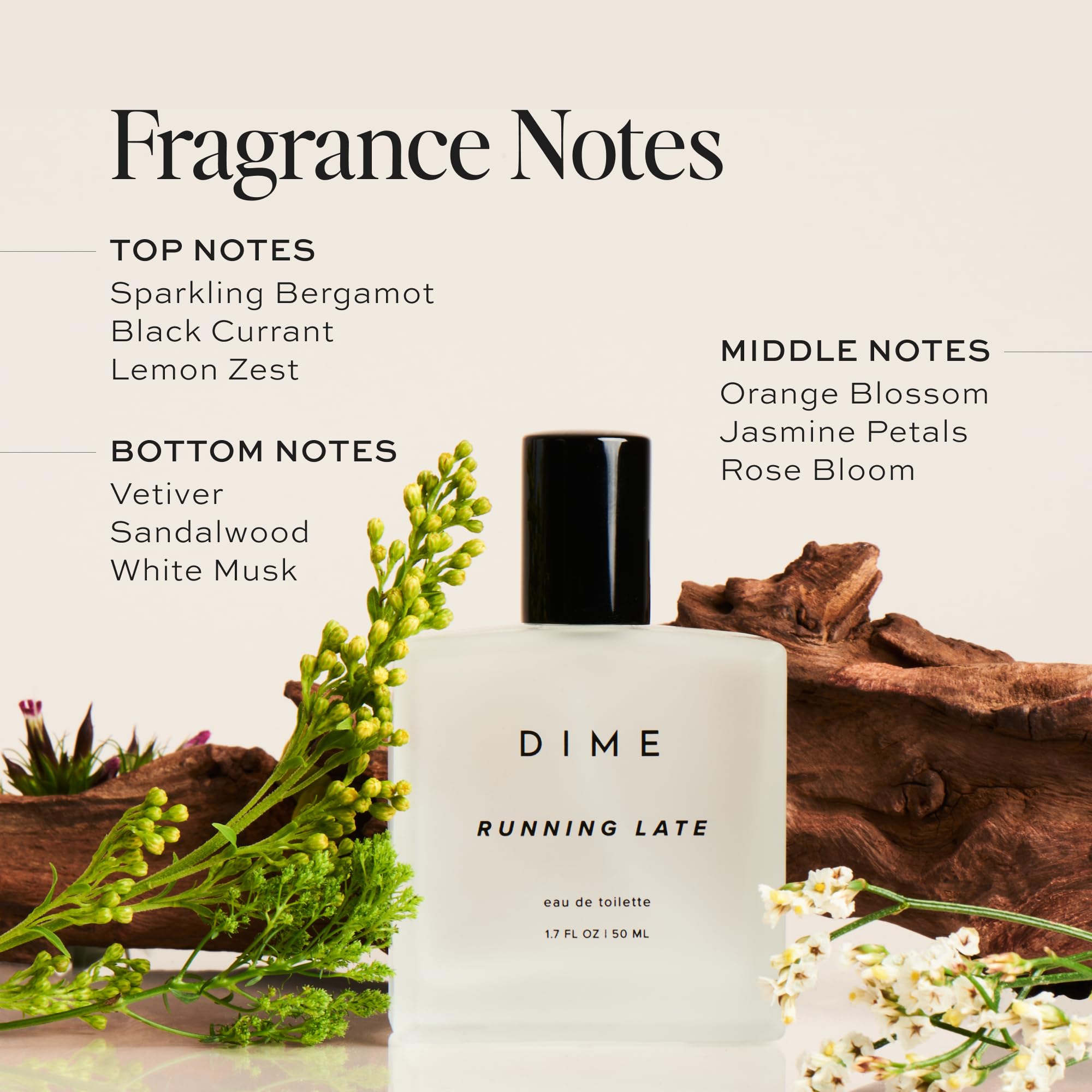 Dime Beauty Running Late Perfume, 1.7 oz / 50 ml