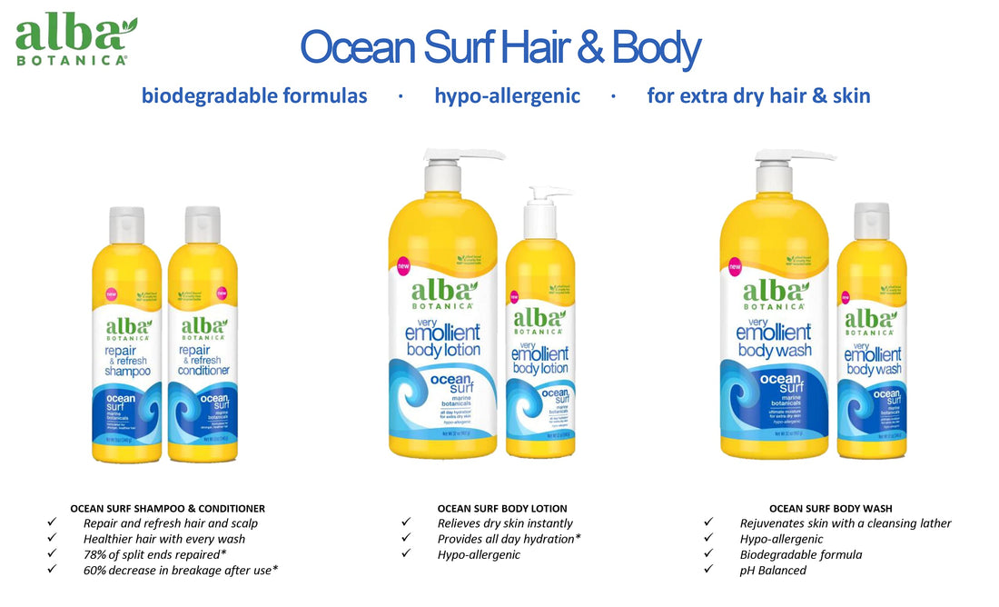 Alba Botanica Repair & Refresh Conditioner, Ocean Surf, 12 Oz