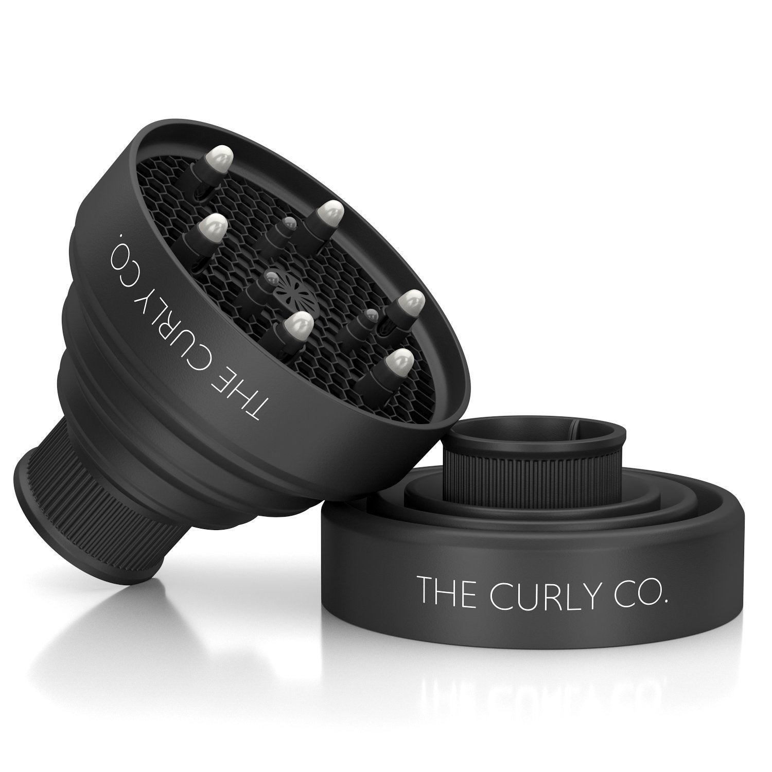 Collapsible Hair Diffuser By The Curly Co. For Hair Dryers With The Curly Co. 100% Satisfaction Guarantee