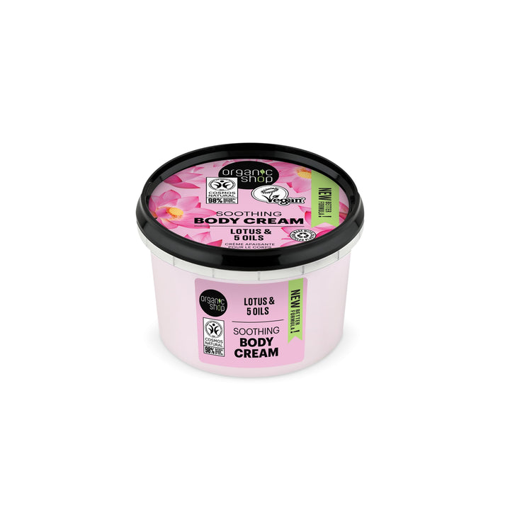 Organic Shop Body Cream Indian Lotus Organic Lotus & 5 Oils 250ml