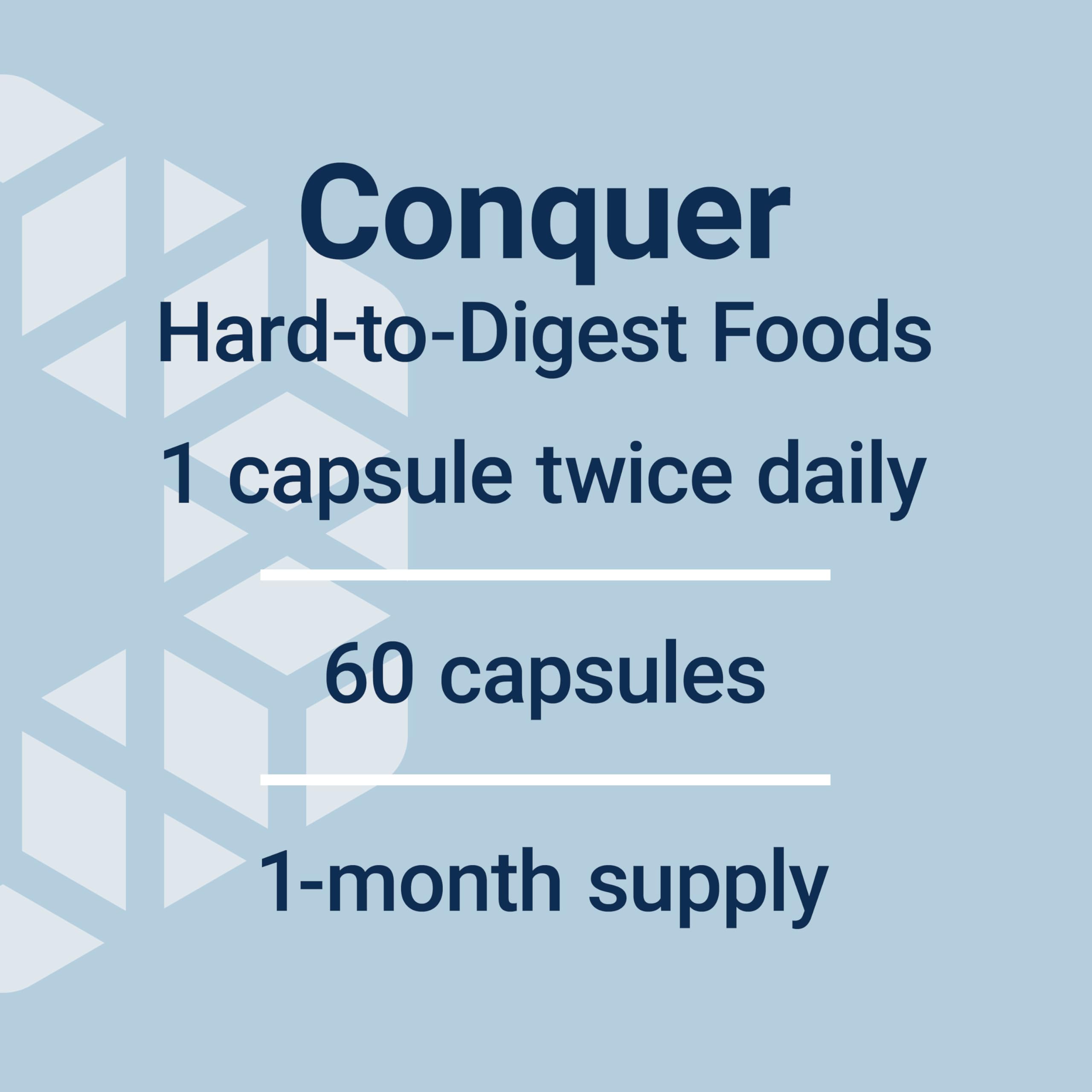 Life Extension Extraordinary Enzymes, Digestive Health Support, Nutrient Absorption, Digestive enzymes, Non-GMO, 60 Capsules