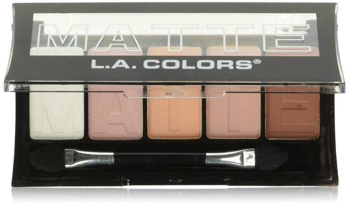 LA COLORS 5 COLOR MATTE EYESHADOW (Pink Chiffon) by LA Color