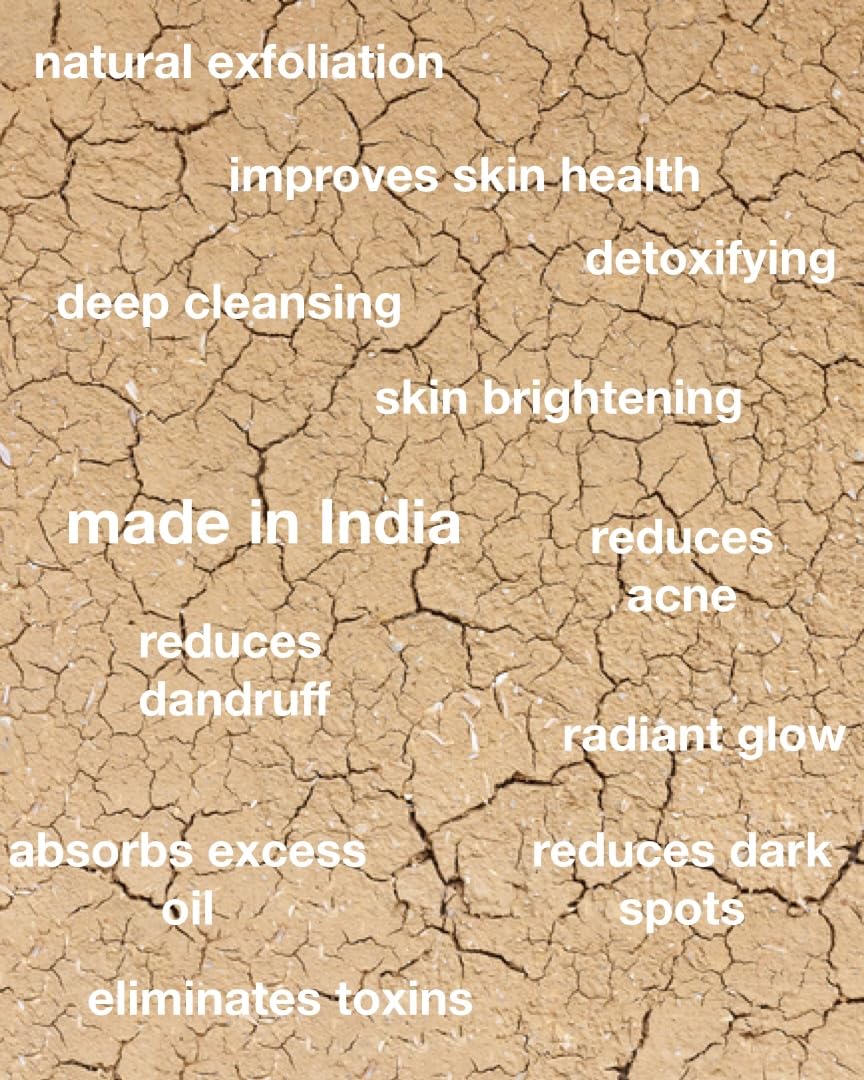 Kaili Wellness and mores 100% Natural Bentonite Clay 8oz, Fuller's Earth(Multani Mitti) for DIY Pore Cleansing Face Pack, Hair Mask & Body Detox. 25% (2 oz) extra!