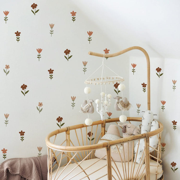Rainbow Decor for Girls Bedroom, Boho Wall Decal, Nursery Wall Decal, Watercolor Rainbow Wall Stickers Mural for Kids Room Bedroom Nursery Room