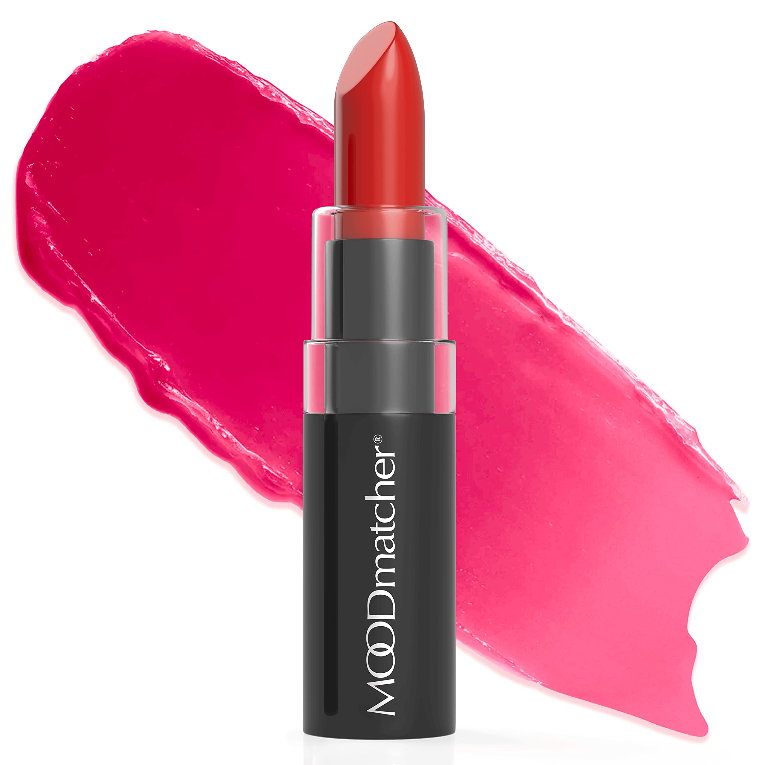 MOODmatcher Original Color Changing Lipstick – 12 Hours Long-Lasting, Moisturizing, Smudge-Proof, Glamorous Personalized Color, Premium Quality – Made in USA (Red)