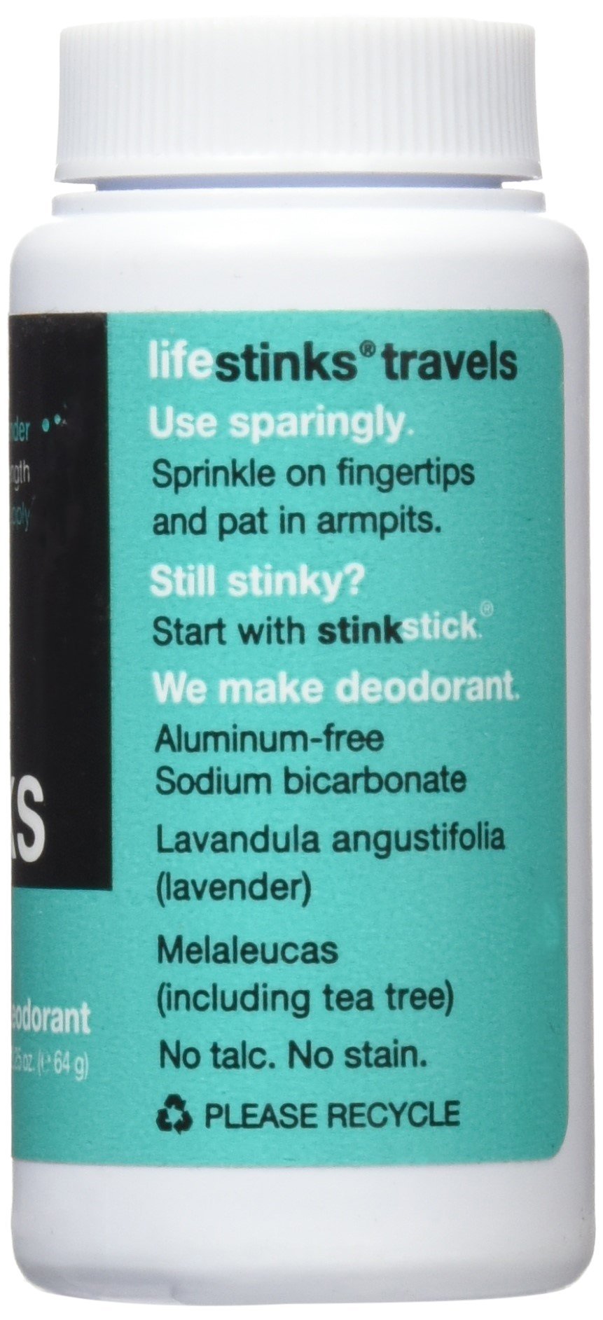 Duggan Sisters Extra Strength Lavender Travel Deodorant 2.25oz Deodorant Aluminum Free