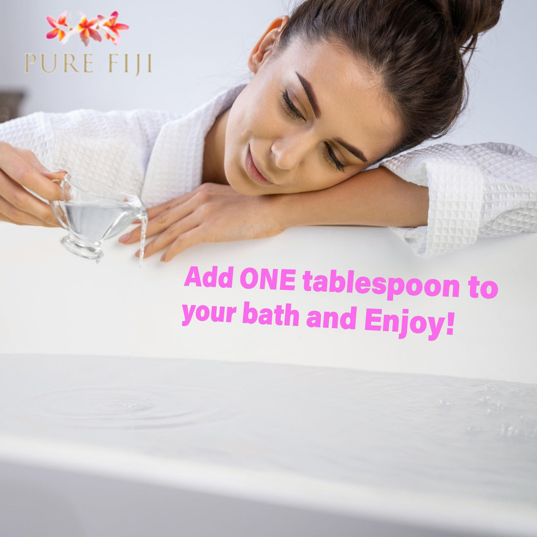 Pure Fiji Bath Oil, Conditioning Body Moisturizer with Natural Ingredients Bath Essential for Women Moisturizing Bath & Body Oil - Guava (8oz/236ml)