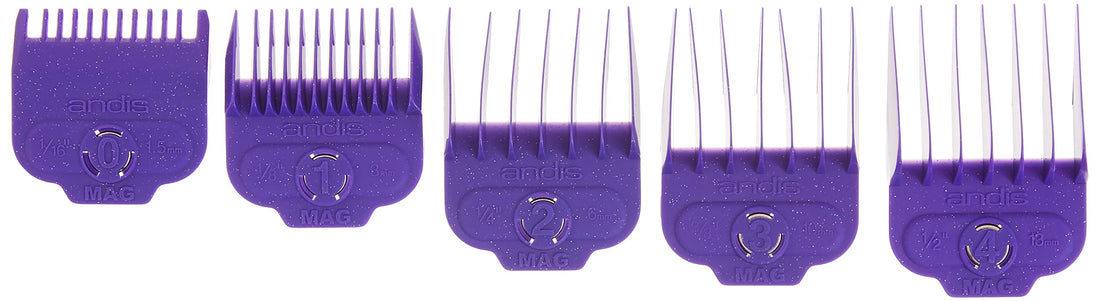 Nano Silver Magnetic 5 Pack Attachment Comb Set