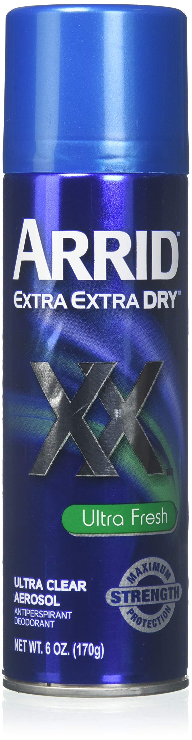 ARRID XX Ultra Clear Anti-Perspirant Deodorant Spray, Ultra Fresh 6 oz (Pack of 6)
