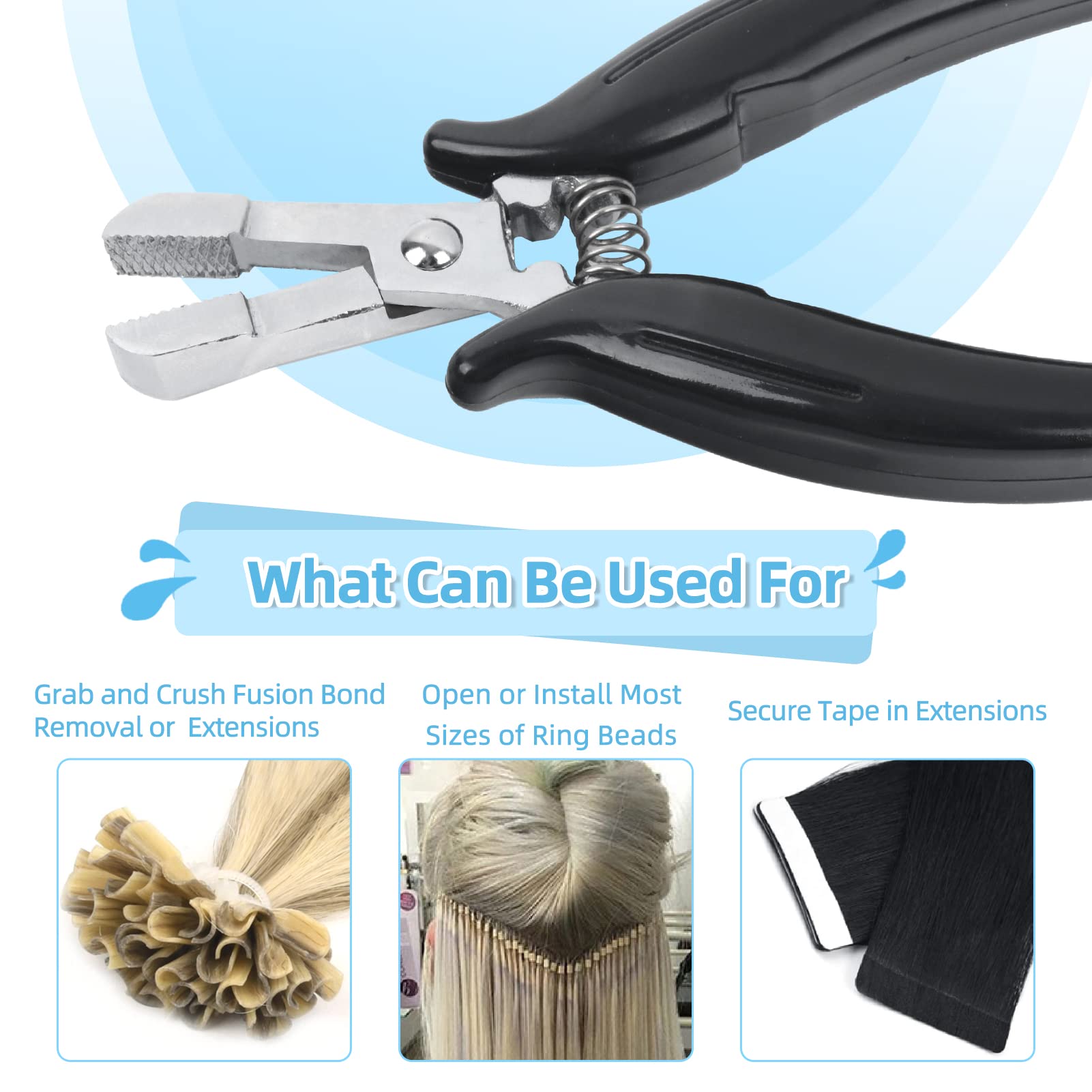 Neitsi Fusion Bond Crusher Tool For Keratin Hair Extensions