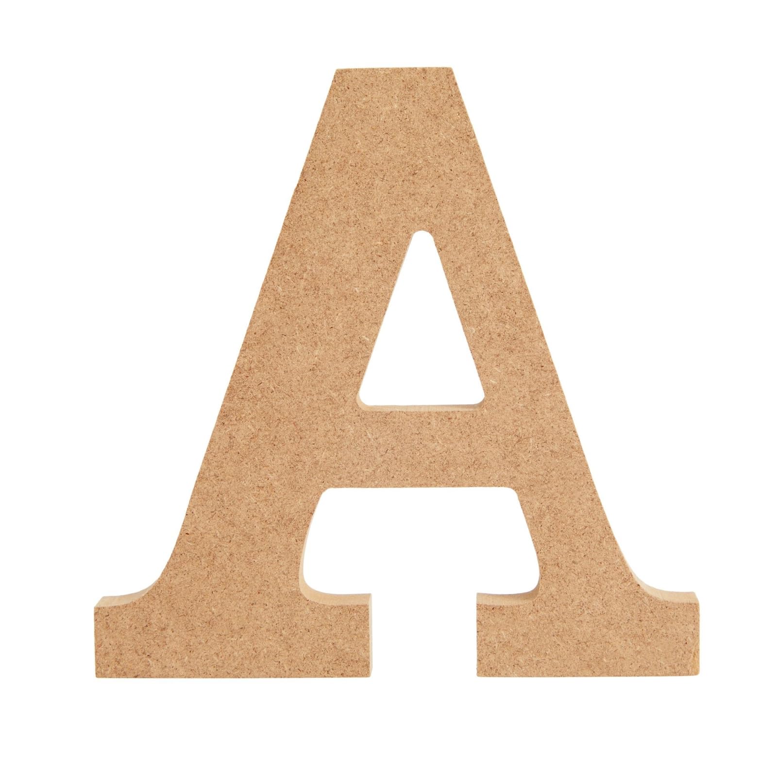 Wooden Alphabet Letters for DIY Crafts, 3D Letters for Home Wall Decor (4 in, 2 of Each Letter, 52 Pieces)