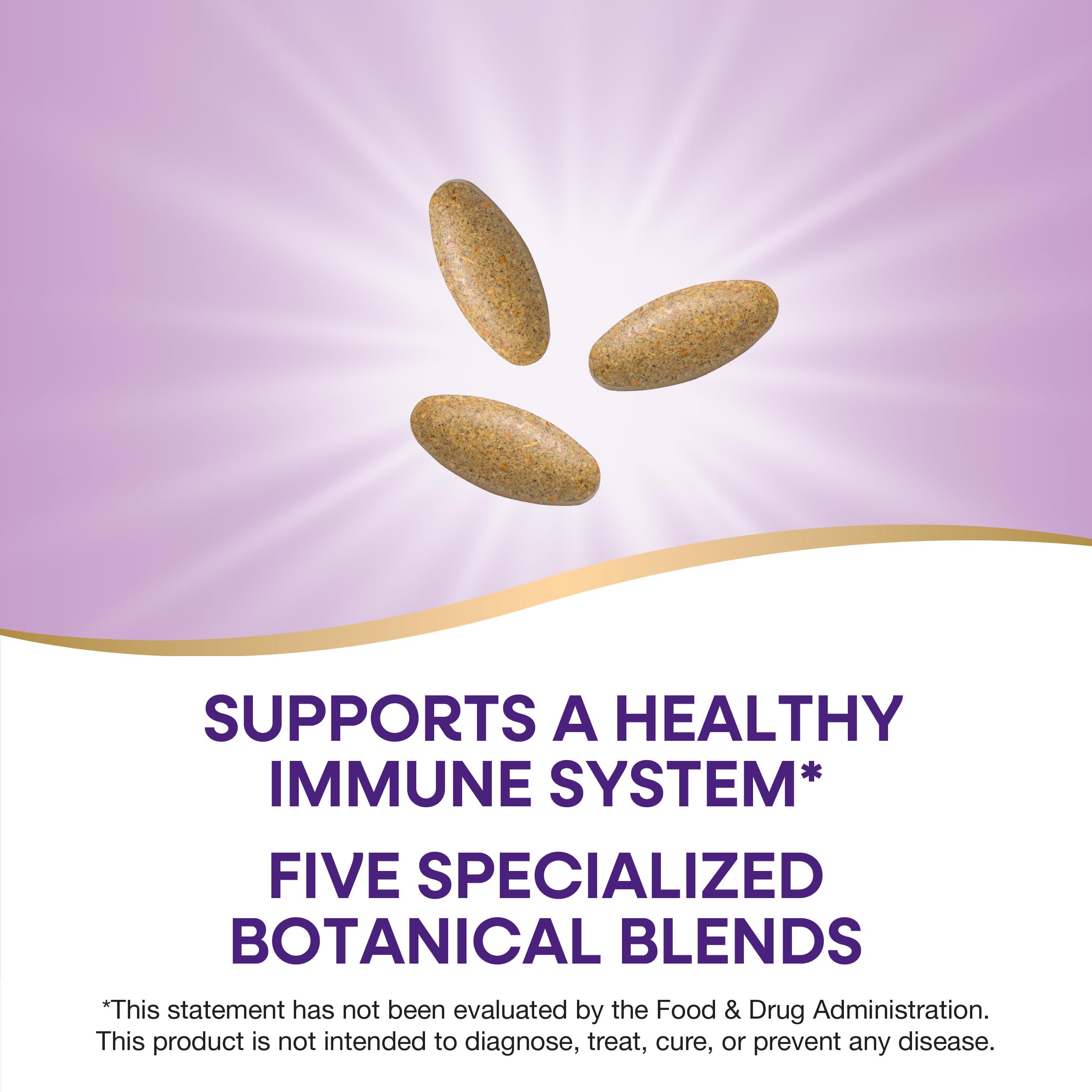 Nature's Way Systemwell Ultimate Immune*, with Vitamins C, A, D, Zinc, Selenium, Multi-System Botanical Blends Including Immune, Respiratory, Digestive, & Circulatory, 180 Tablets (Packaging May Vary)