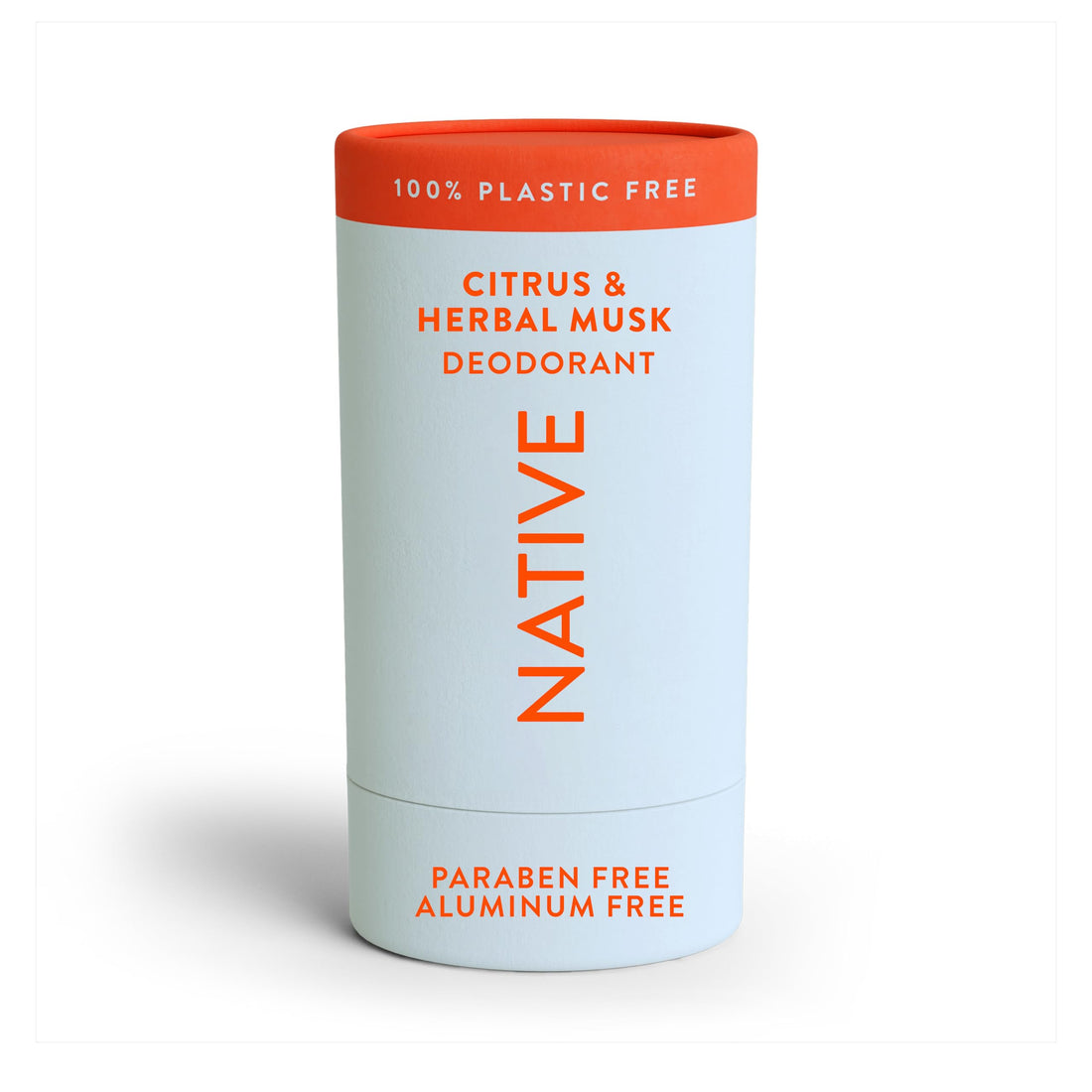 Native Plastic Free Deodorant Contains Naturally Derived Ingredients, 72 Hour Odor Control | Deodorant for Women and Men, Aluminum Free with Baking Soda, Coconut Oil and Shea Butter | Citrus & Herb