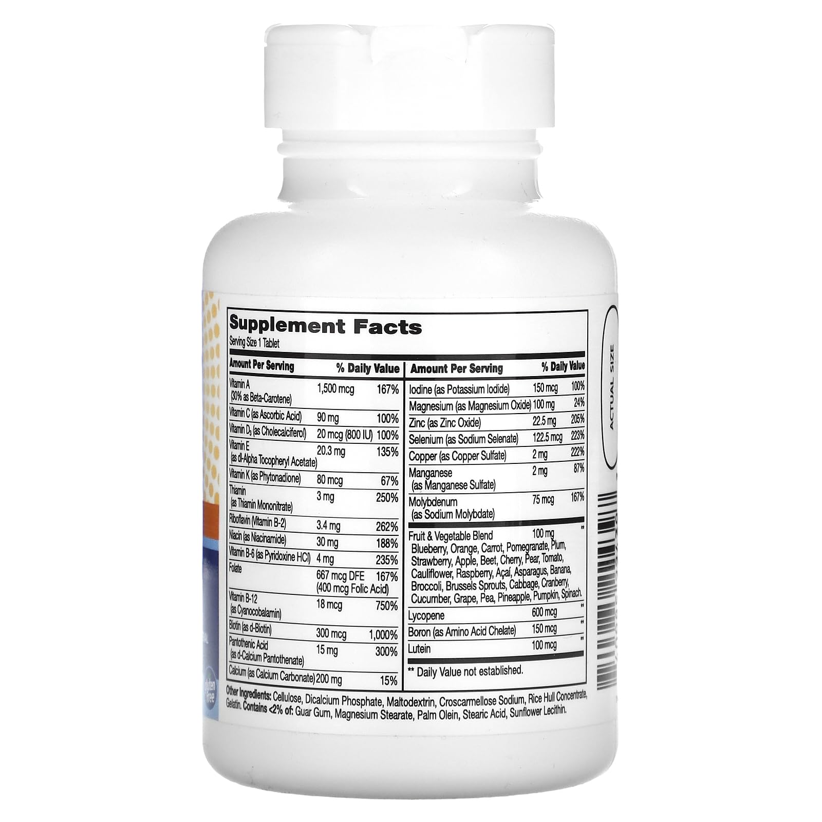 21st Century Wellify Men's Energy Multivitamins with Minerals, 65 Count