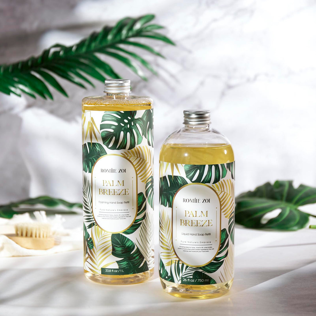 ROMIIE ZOI Liquid Hand Soap Refill, Palm Breeze,750 ML/26 FL OZ