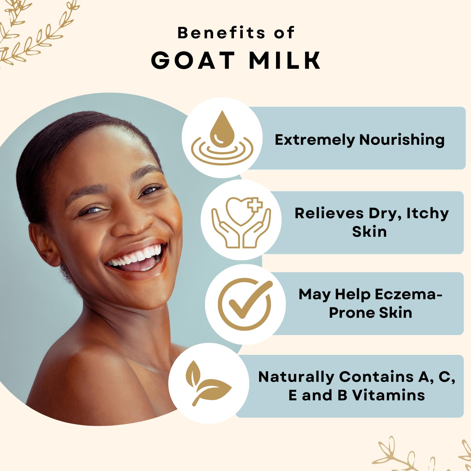 Way Natural Goat Milk Lotion, Unscented - Travel Size, Natural, Body/Hand - Goat Milk Hand Cream for Women and Men - Creamy, Dry Skin Relief - Unscented Lotion - 1 (2oz) Tube