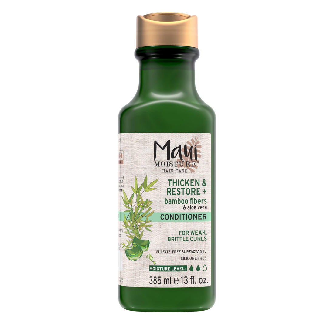 Maui Moisture Thicken & Restore + Bamboo Fiber Conditioner, 13 Ounce