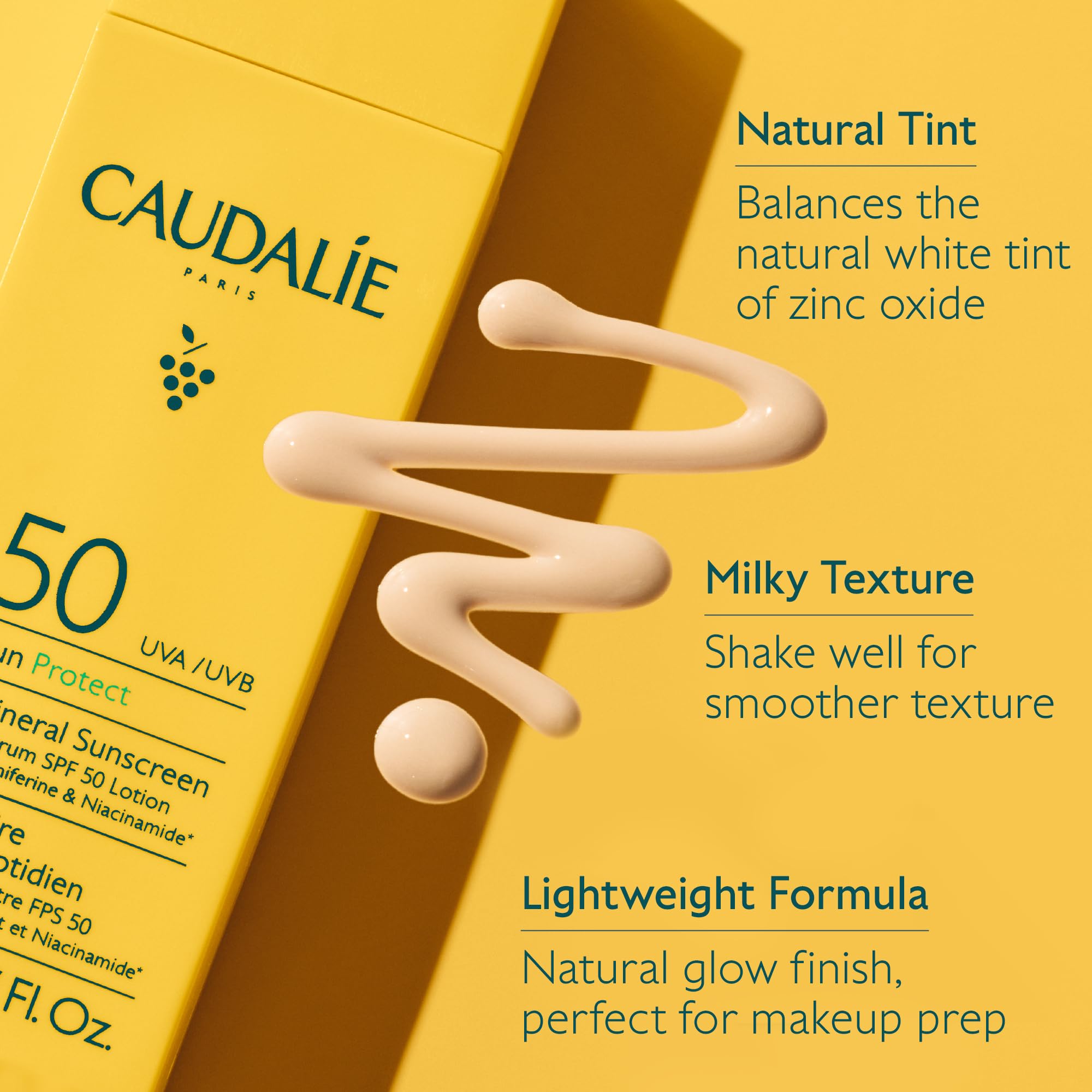 Caudalie Vinosun Daily Mineral Sunscreen SPF50