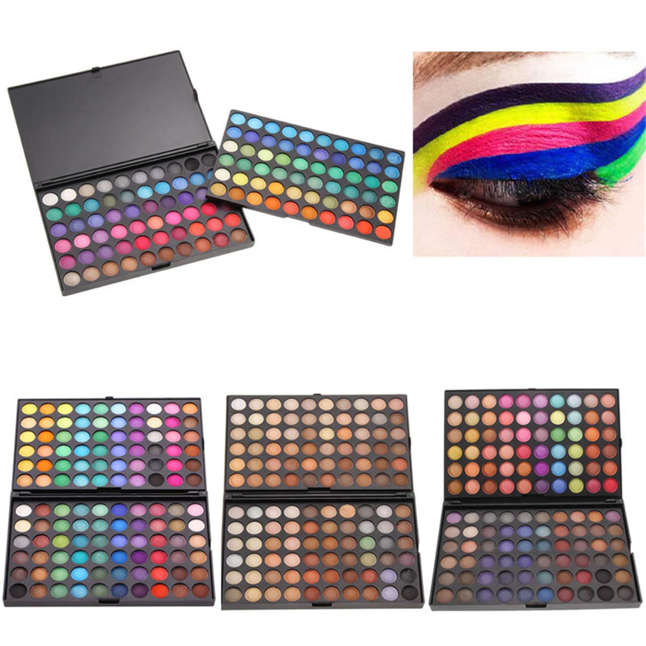 FantasyDay Pro 120 Colors Eyeshadow Makeup Palette Cosemetic Contouring Kit #1 - Ideal for Professional and Daily Use