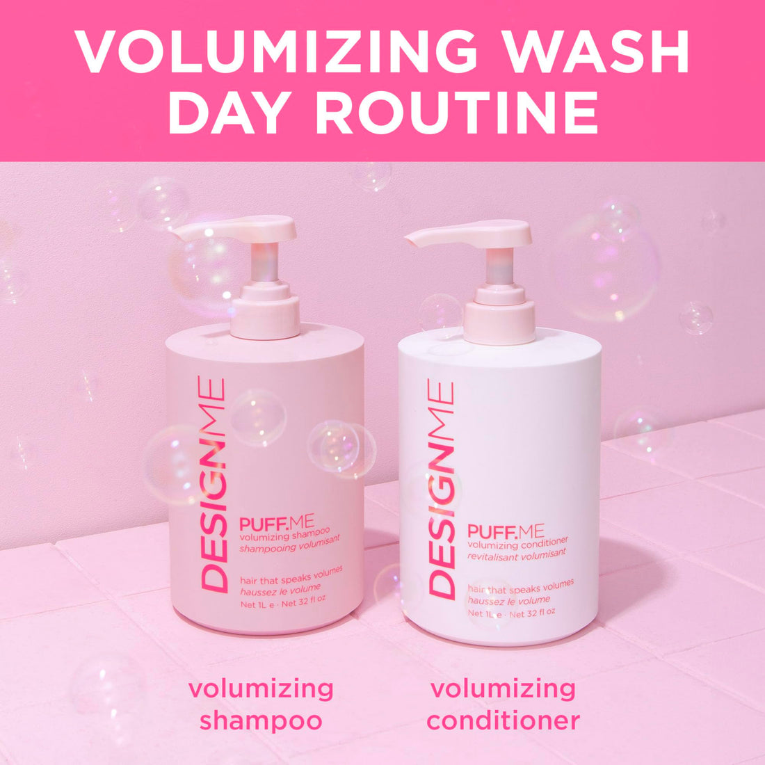 Design.ME Puff.ME Volumizing Conditioner 1000ml/32oz