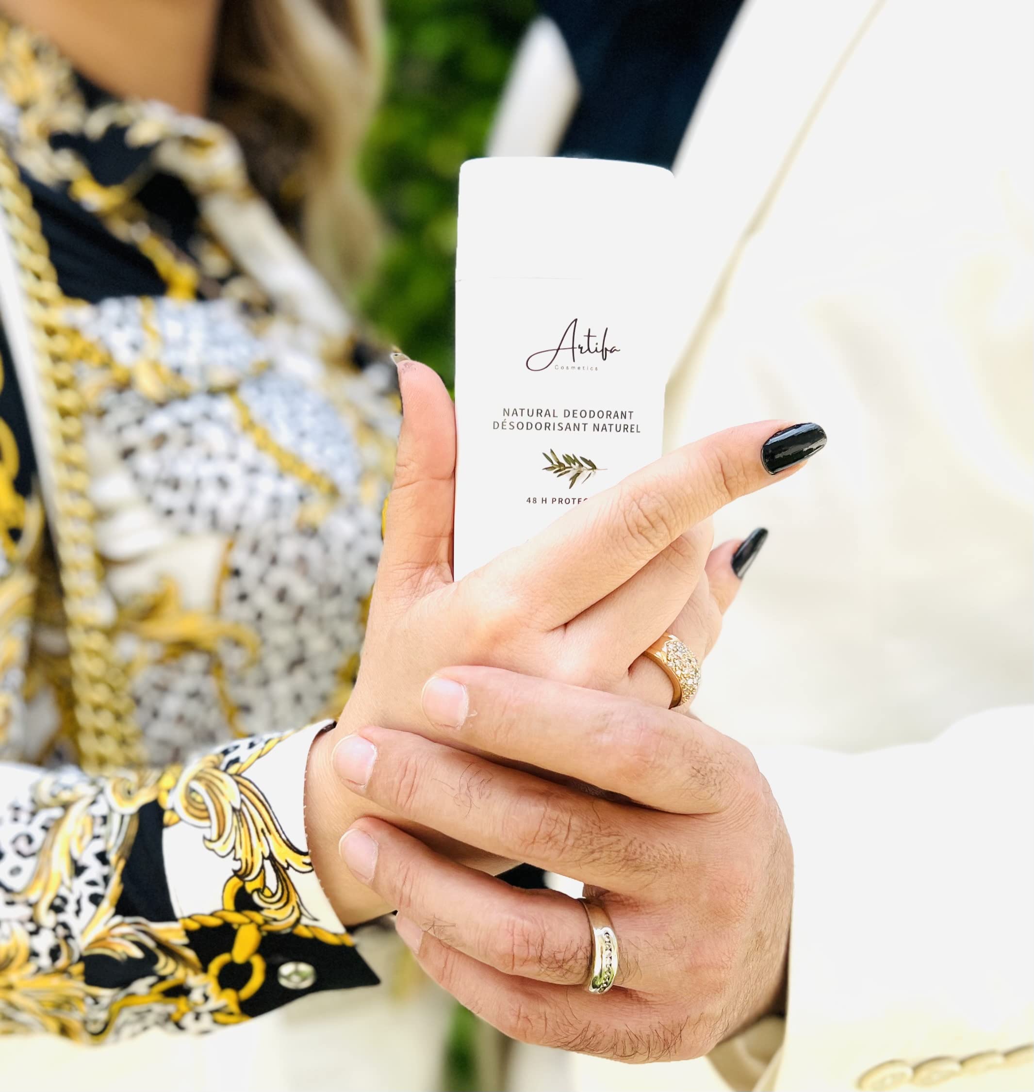 Artifa Natural Deodorant, Aluminum Free for Women and Men with Probiotics, Coconut oil, Shea Butter 2.65 oz (75 g)