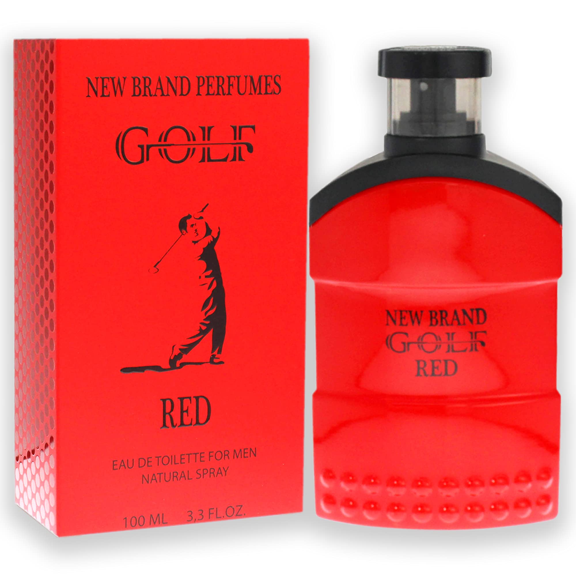 New Brand Golf Red Eau De Toilette for Men 3.3oz/100ml
