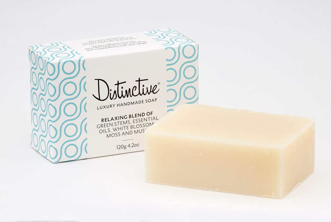 Luxury Handmade Soap - Distinctive Essential Oils Fragrance - Natural Bar Soap, Palm Oil FREE, No Preservatives, Plastic Free, Never tested on Animals
