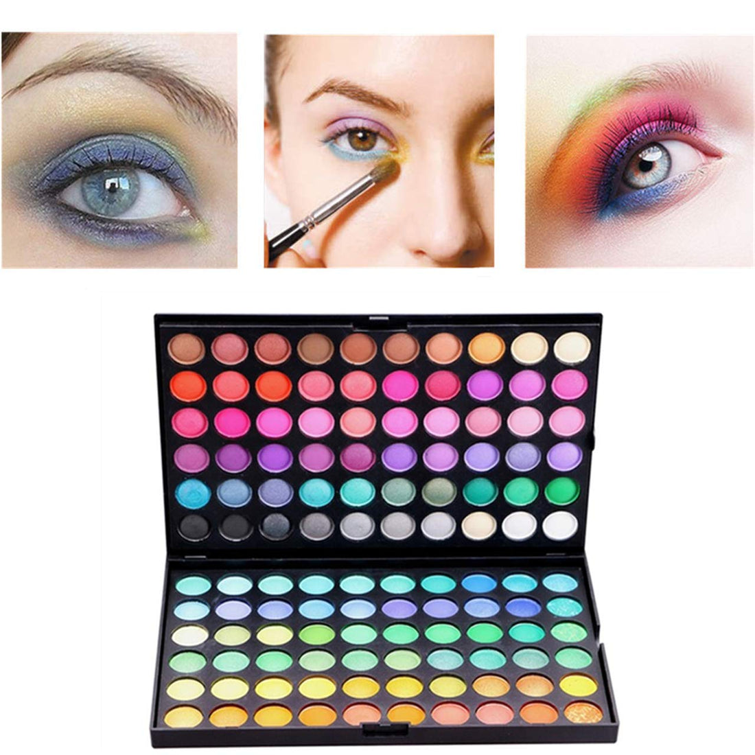 Pure Vie Professional 120 Colors Eye Shadow Palette Makeup Contouring Kit #1 Perfect For Professional As Well As Personal Use