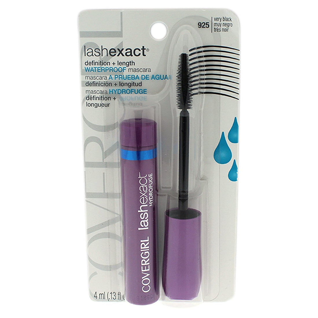 COVERGIRL Lashexact Mascara Waterproof Very Black 925, 0.13 Oz, 0.130-Fluid Ounce by COVERGIRL