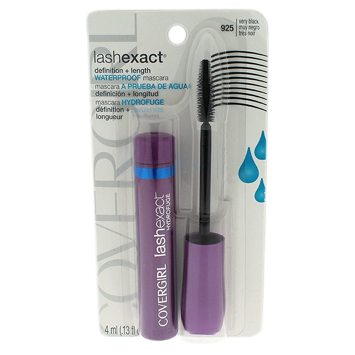 COVERGIRL Lashexact Mascara Waterproof Very Black 925, 0.13 Oz, 0.130-Fluid Ounce by COVERGIRL
