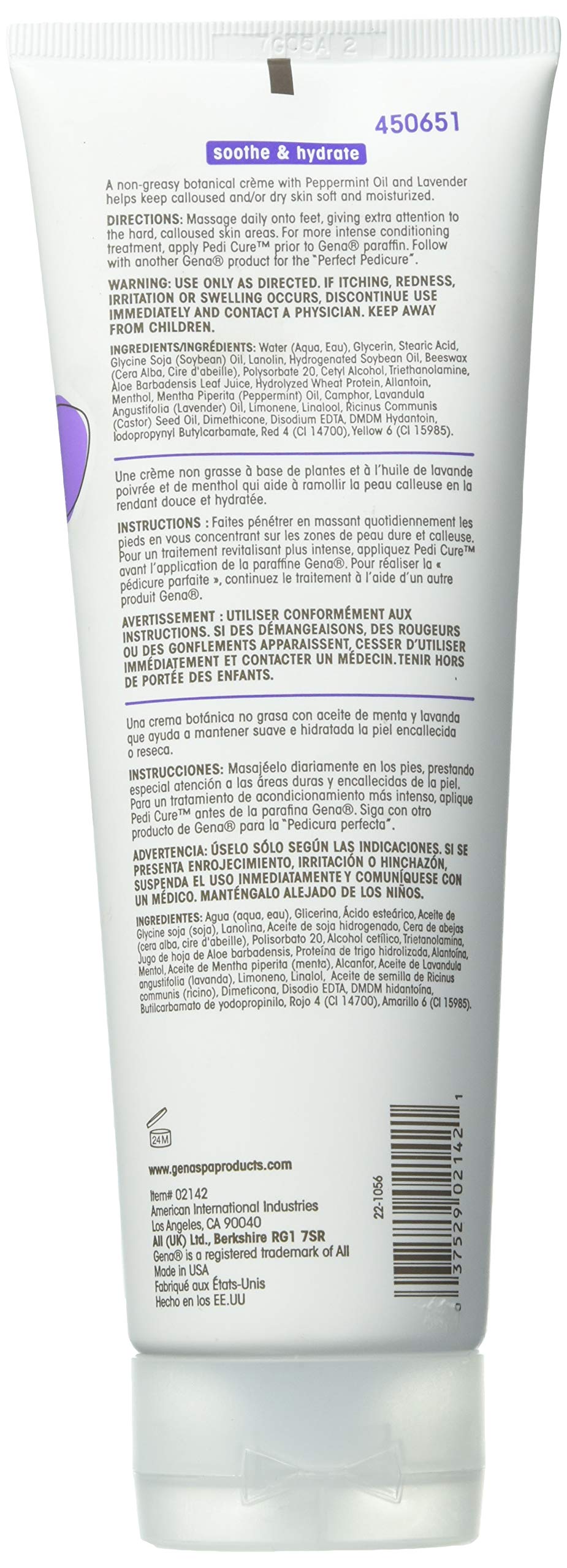 Gena Pedi Cure Foot Treatment Creme