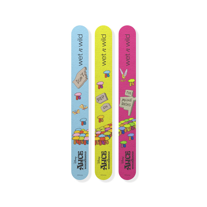 wet n wild Where Am I 6-Piece Nail File Set Alice In Wonderland Collection