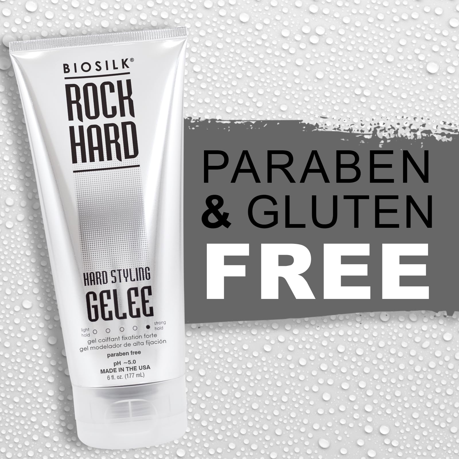Biosilk Rock Hard Hair Styling Gelee 6 oz