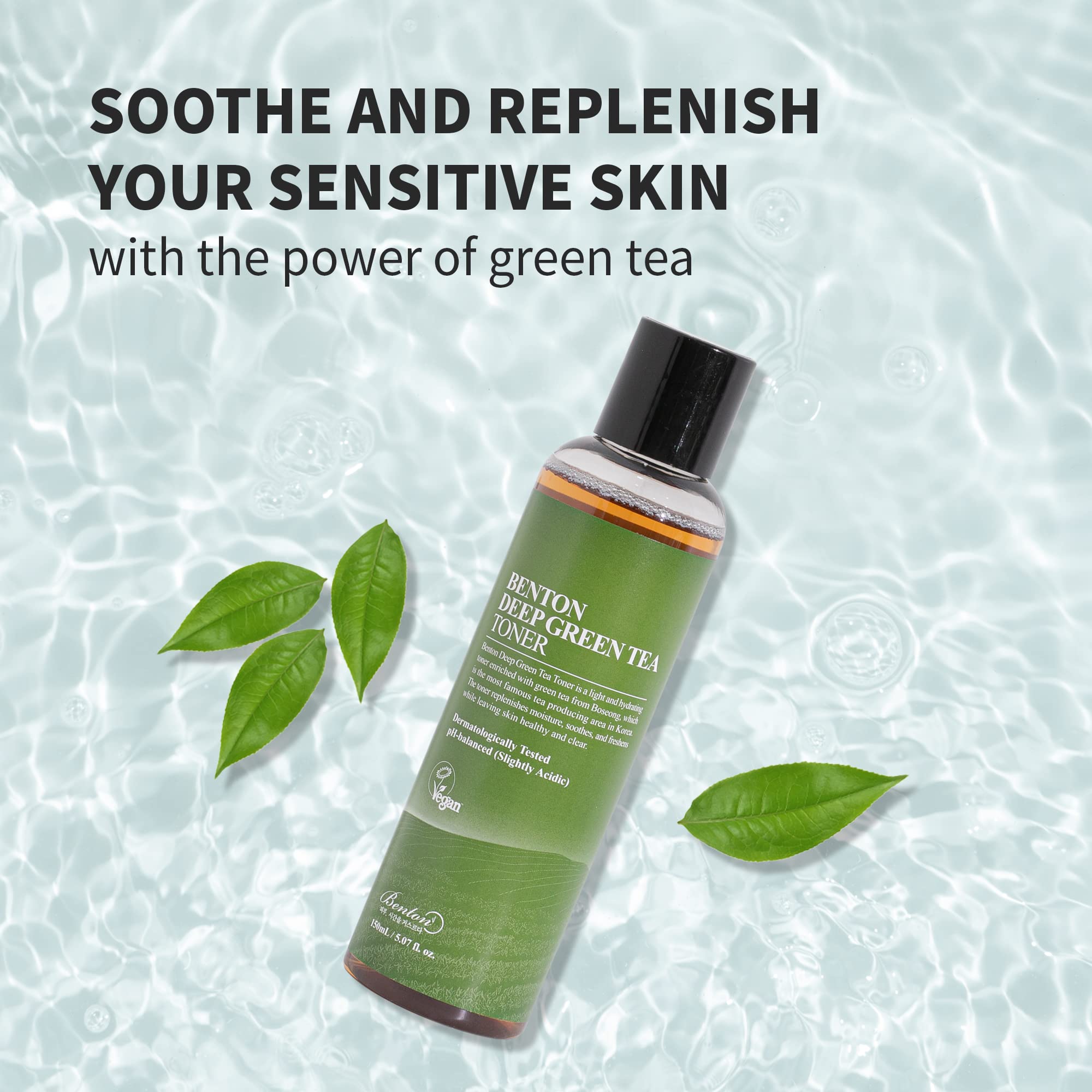 Benton, Deep Green Tea Toner, 5.07 fl oz (150 ml)