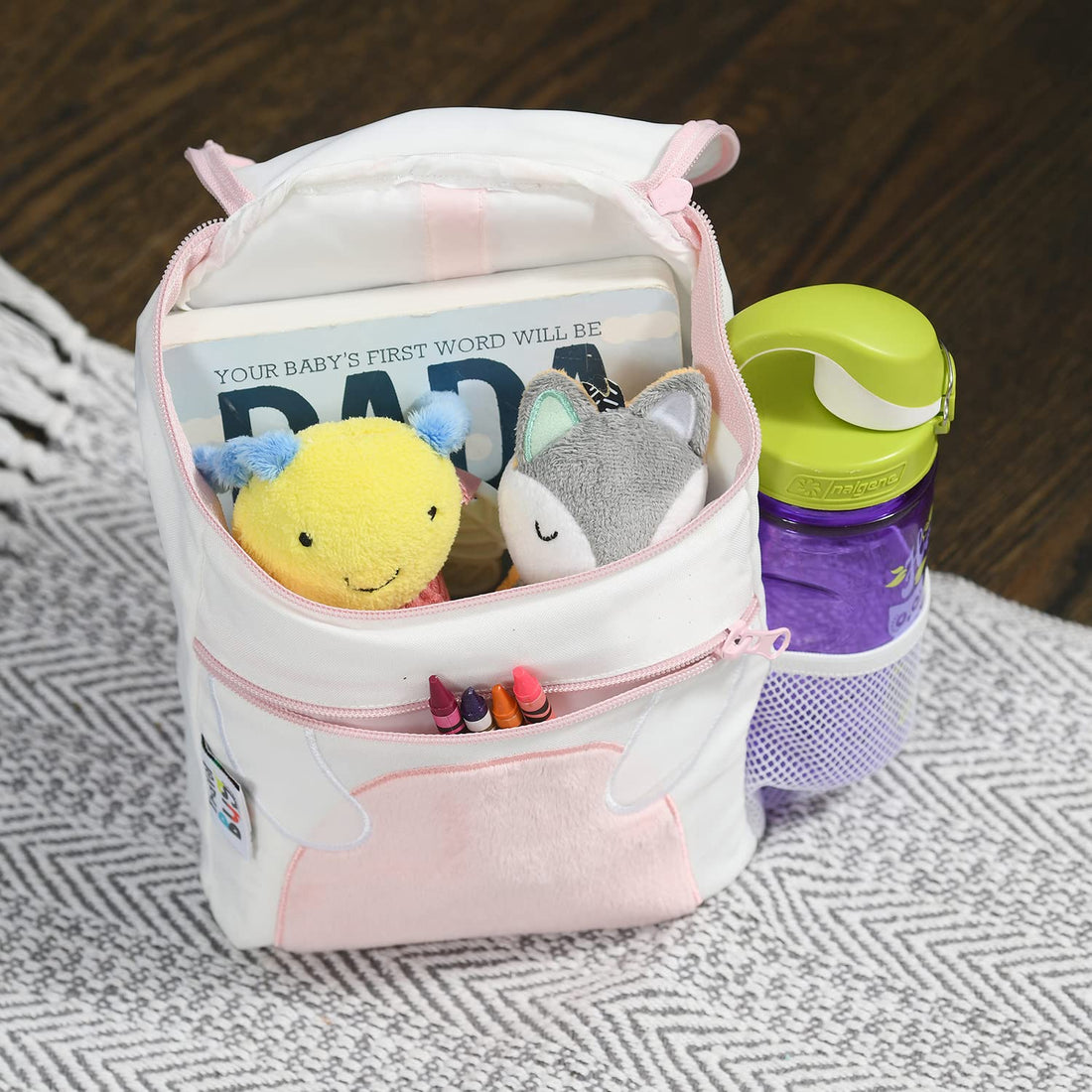 Travel Bug Toddler Safety Backpack Harness with Removable Tether (Unicorn), 7.3x3.5x9.05 Inch (Pack of 1)