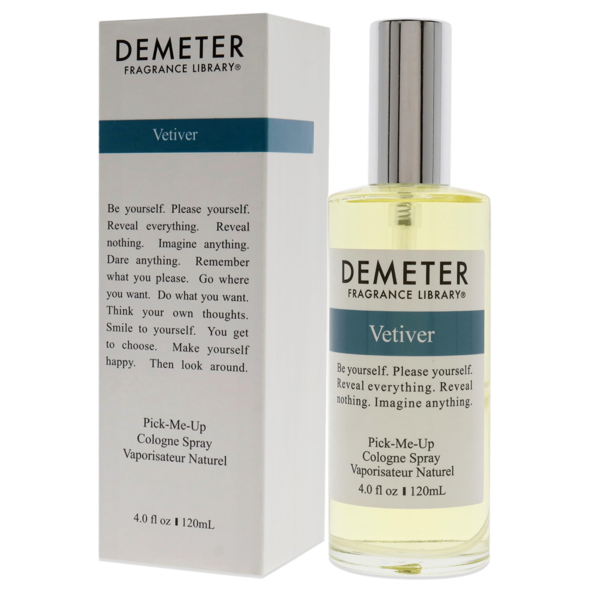 Demeter Vetiver Cologne Spray for Women, 4 Ounce