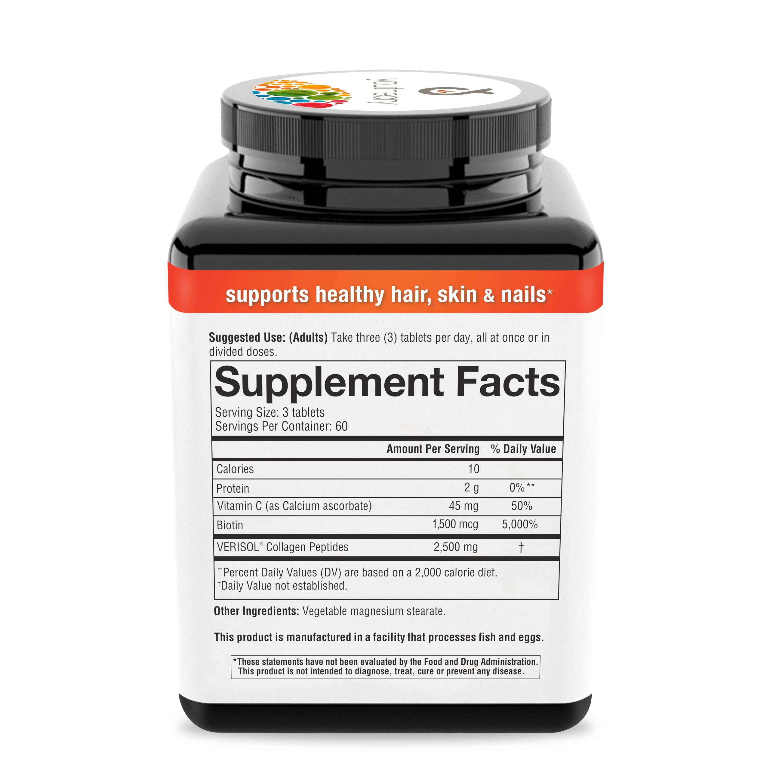 Youtheory Concentrated Effect Collagen with Verisol Tablets 180ct